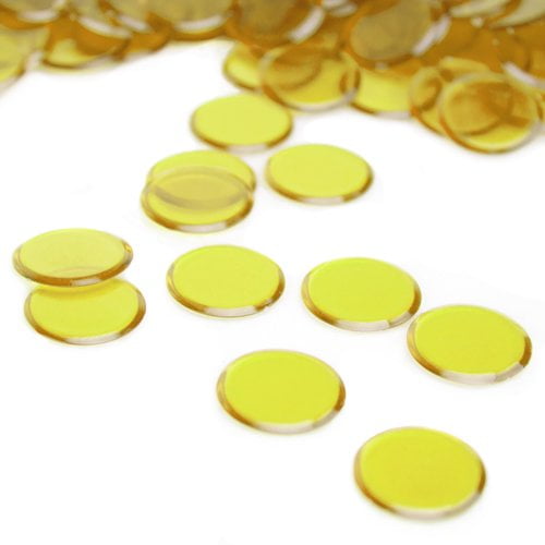 Yellow bingo chips