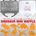 thumbnail image 2 of Máquina para hacer gofres SugarWhisk con forma de dinosaurio eléctrica, 8 formas, 2 of 6
