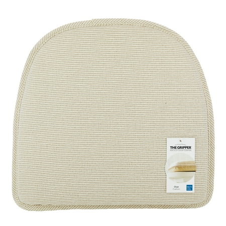 gripper non slip 15 x 16 venus natural chair cushion ( set of 2)