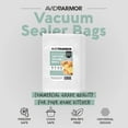 Avid Armor 8"x12" Vacuum Sealer Bags for Food Saver, Clear, 200 Quart