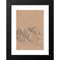 thumbnail image 2 of Francesco Lorenzi 18x24 Black Modern Framed Museum Art Print Titled - Drapery Study (1760), 2 of 5
