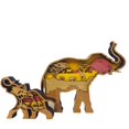 thumbnail image 1 of ShenMo Woodland Animals Wooden Home Decor North American Multiche Elephant, 1 of 4