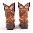 thumbnail image 6 of IUJSOY Cowboy Boots for Women Floral Embroidery Western Ankle Boots Pull on Pointed Toe Heeled Boots, 6 of 9