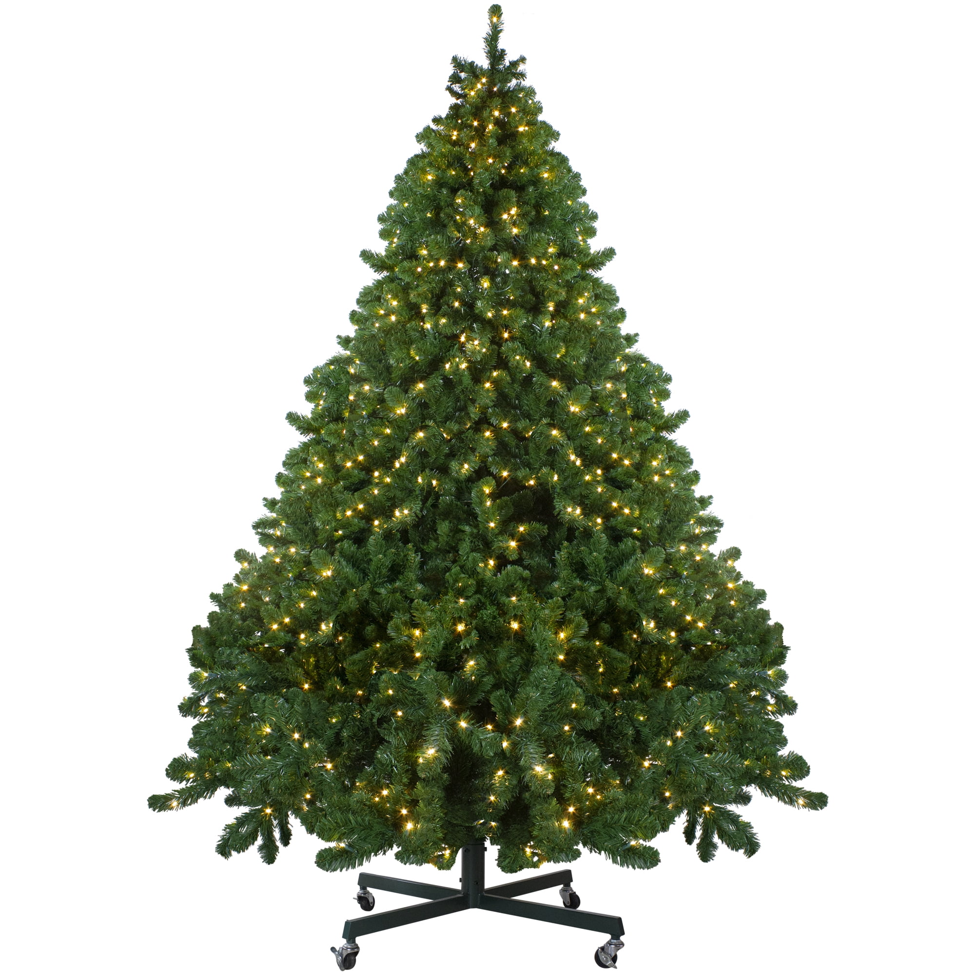 9' PreLit Full Olympia Pine Artificial Christmas Tree with Wheels