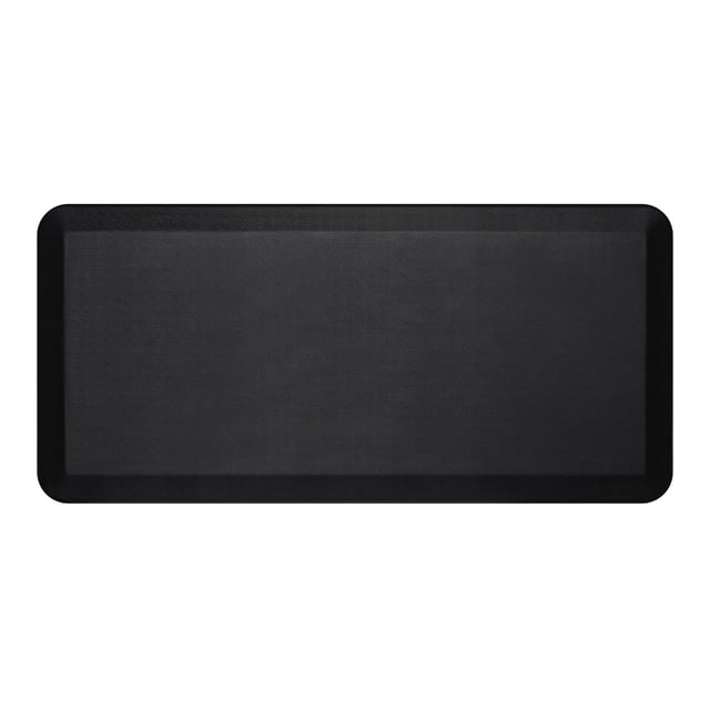 Genérico Tapete Antifatiga Ergonómico, Negro, Gel Suave, 106 x 50 cm, para Estar de Pie, Uso en Oficina y Cocina