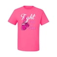 thumbnail image 2 of for a Support Awareness Men's Graphic T-Shirt, Neon Pink, 3XL, 2 of 3