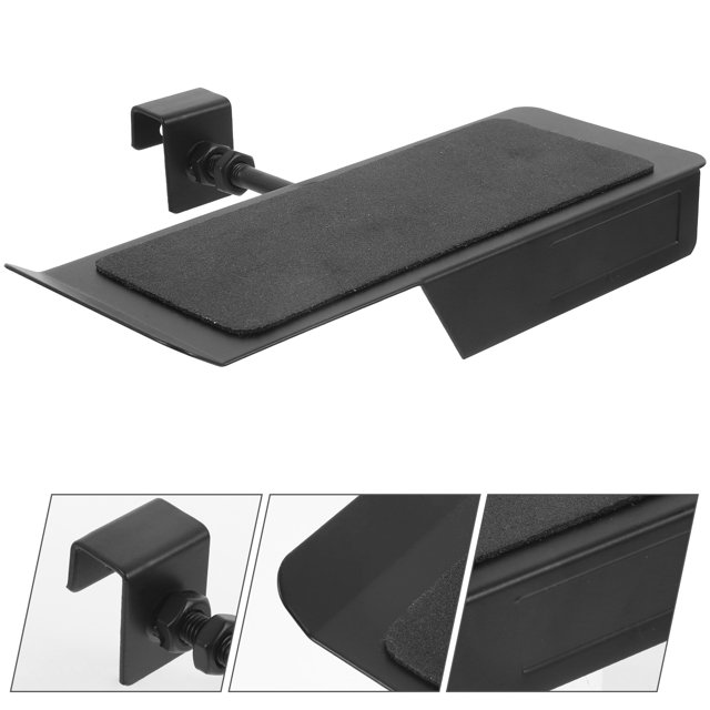 WEUVEB 1Pack Wall Shoe Holder Iron Adjustable Height Anti-Slip Space-Saving Sneaker Display Shelves For