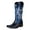 Blue, variant on Mid Calf Cowboy Boots for Women Wide Calf Vintage Embroidery Western Cowgirl Booties Fashion Pointed Toe Riding Boots Black Size 8
