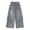 Blue, variant on Gunia Girl Baggy Jeans Wide Leg With Pocket Design Cool Contrast Panels Casual Trousers Big Kids Teen Girl Denim Pants 5-14 Years