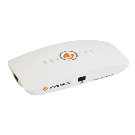 J-Tech Digital HDMI Switch 5X1 HDMI2.0 4K@60Hz, HDCP 2.2, HDR, Dolby Vision, YUV 4:4:4 with remote control and auto-switching function with Control4 Driver Available [JTECH-18GSW5]