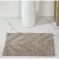 thumbnail image 3 of Better Trends 3 Piece Bathroom Rug Set 100% Cotton Extra Soft Tufted Bath Rug Water Absorbent Non-Slip Bath Mat Machine Washable (Beige) Hugo Collection, 3 of 7