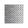 thumbnail image 1 of FASÄDE Easy Installation Diamond Plate Crosshatch Silver Wall Panel Sample (12" X 12" Sample), 1 of 1