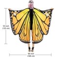 thumbnail image 4 of Disfraz de alas de mariposa para adulto, capa de mariposa de Halloween Sincero Electrónica, 4 of 5