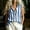 Blue, variant on Women's Sleeveless Button Down Shirts V Neck Hidden-Button Front Collared Dressy Business Casual Tank Blouses Loose Office Tank Tops