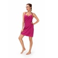 thumbnail image 3 of Women's V Neck Backless Wrap Short Dress Spaghetti Strap Cover Up Bikini Beach Dress for Summer Holiday Vacation, 3 of 6