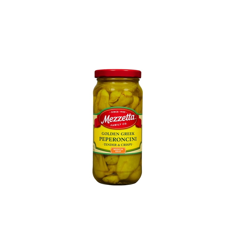 2 pack) Mezzetta Golden Greek Peperoncini, 16 fl oz Jar - Walmart.com