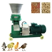 TECHTONGDA Farm Animal Feed Pellet Mill Machine 8MM Chicken Feed Granulator 4500W 220V