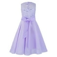 thumbnail image 2 of Alvivi Flower Girls Dress Sequined Lace Chiffon Princess Party Ball Gown 2-16 Lavender 16, 2 of 7