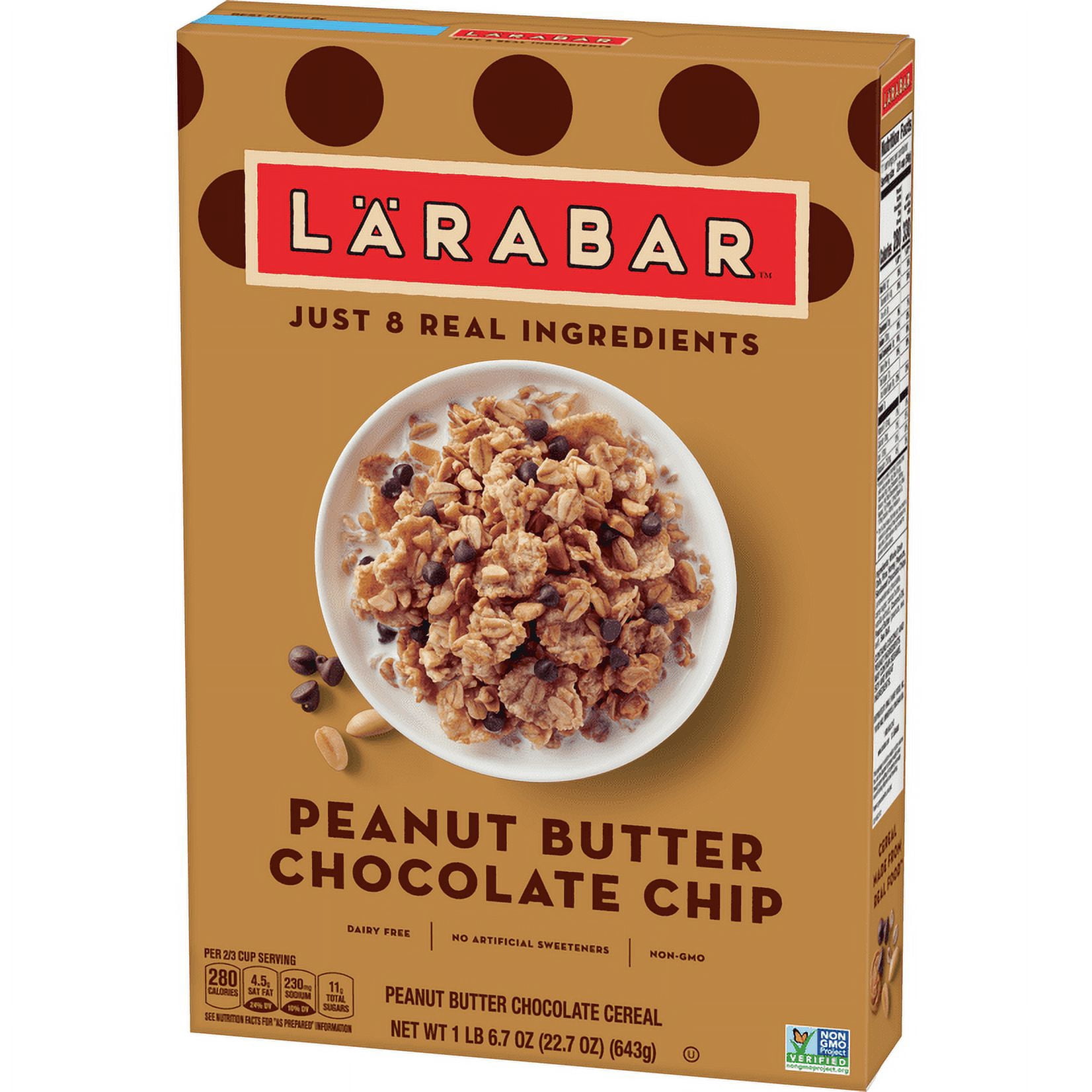 Larabar Breakfast Cereal, Peanut Butter Chocolate Chip, 22.7 oz