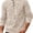 Beige, variant on Olaglory Mens Sweaters Crewneck Waffle Pullover Sweater, Casual Button Textured Knit Henley Sweaters for Men, Beige