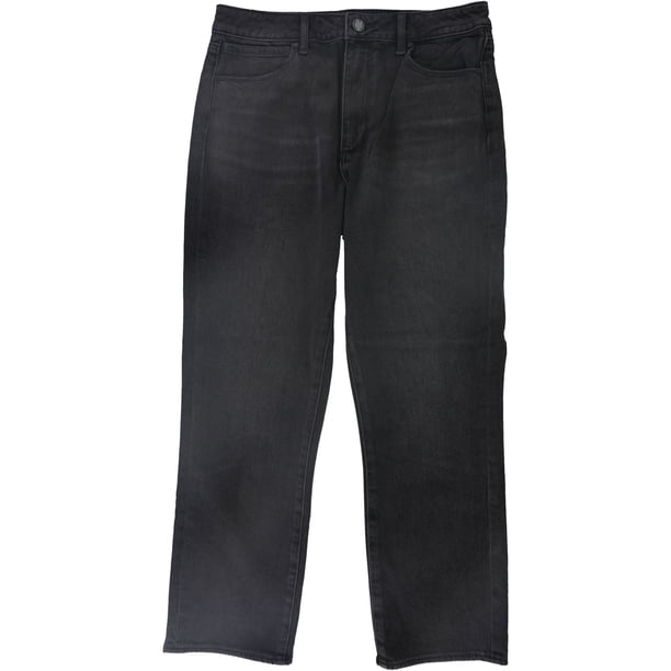 Jeans de pierna recta Articles of Society para mujer de tiro alto negro 31