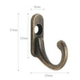 thumbnail image 7 of Cheers.US 30Pcs Heavy Duty Coat Hooks for Wall, Metal Hooks with 50lb max, No Rust, Prong Decorative Clothes Hook with Metal Screws for Entryway, Mudroom, Bathroom, Bedroom, Kitchen, 7 of 7