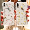 thumbnail image 2 of Funda de teléfono transparente con purpurina y flores secas reales para iphone 14 13 6 7 8 Plus X XS XR MAX 11 Pro 12 MiNi SE, funda transparente con estrella epoxi Tan Jianjun unisex, 2 of 2