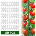 thumbnail image 4 of Clips de soporte para plantas,Clips de plástico para soporte de plantas de jardín Anti-doblado,Previene que se doble la abrazadera de fijación de ramas de ,Clip de retención de tallos, 4 of 8