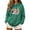 Army Green, variant on Women's Hoodie 3D Breakthrough Cat Print Drawstring Kangaroo Pocket Casual Pullover S-2XL