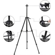 MEEDEN 2-Pack Studio Aluminum Metal Tripod Travel Easel with Bag, Table-Top/Floor Dual-Purpose, Perfect for Painters Students, Landscape Artists, Hold Canvas Art up to 32" - image 5 de 6