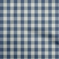 thumbnail image 1 of oneOone Cotton Cambric Navy Blue Fabric Check Dress Material Fabric Print Fabric By The Yard 42 Inch Wide, 1 of 4