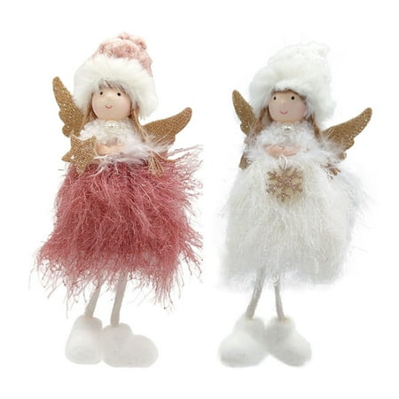 

Christmas Princess Girl Pendant Cute Plush Angel Doll Home Decoration