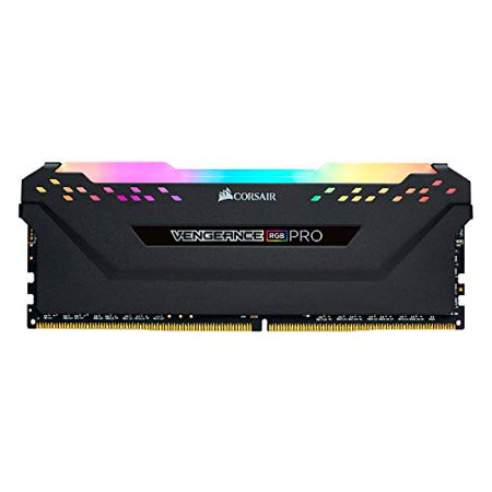 Corsair VENGEANCE RGB PRO 32GB (2x16GB) DDR4 3600 (PC4-28800) C18 AMD Optimized Memory - Black