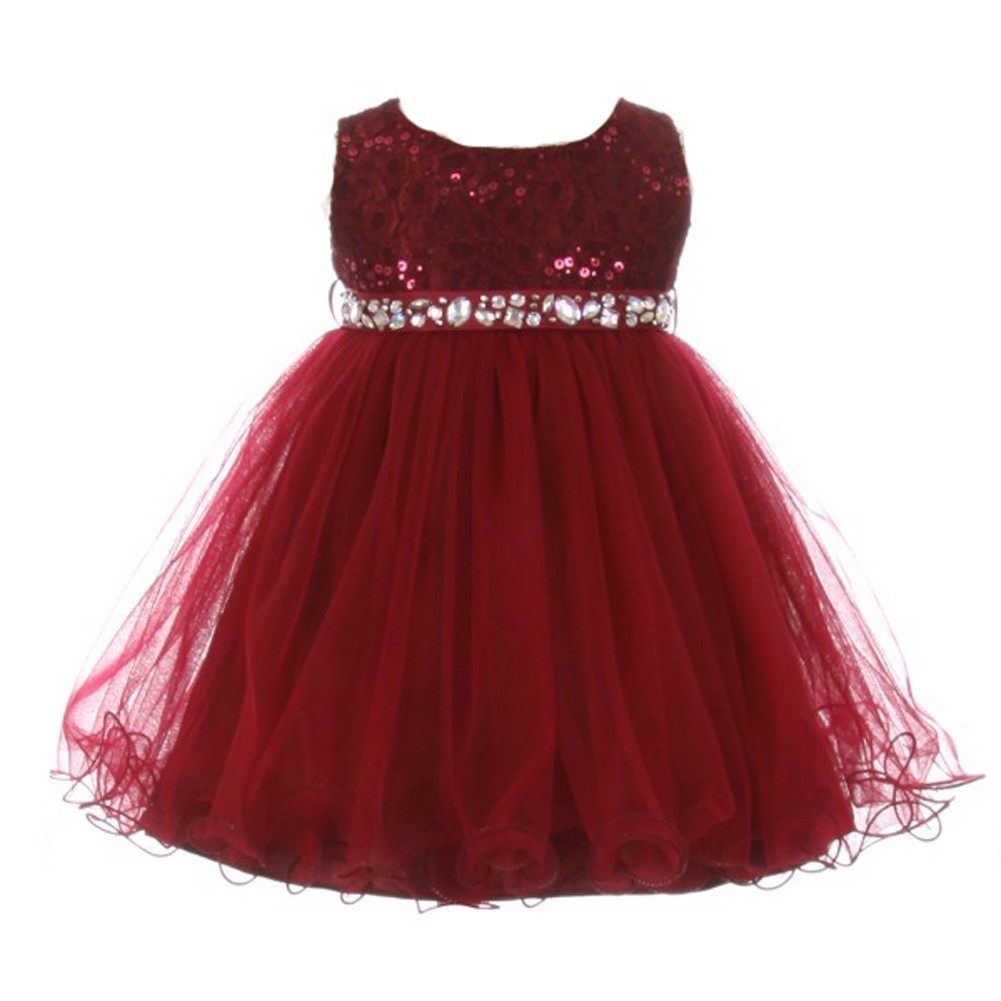 burgundy dress sequin