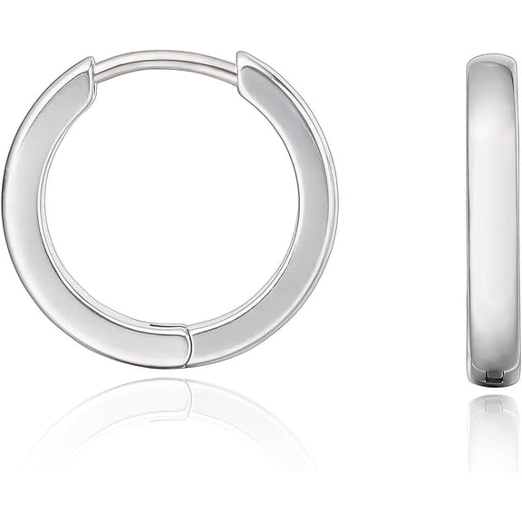 Small Huggie Hoop Earrings Set for Women Men, Hypoallergenic Hoop Earring Cartilage Earrings for Piercing Jewelry Cute Mini Tiny Lightweight Earrings for Sensitive Ears Everyday
