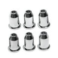 thumbnail image 1 of 6pcs Electric Guitar Body String Buckle Mounting Buckle Ferrule Bushing (Silver), 1 of 2