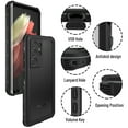 thumbnail image 6 of IP68 Waterproof Phone Case for Samsung Galaxy S21 Ultra with Screen Protector Anti Scratch Heavy Duty Dustproof Underwater Clear Phone Case(6.8" Black), 6 of 13