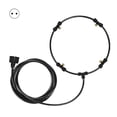 thumbnail image 2 of Guiexla Spray Ring Outdoor Misting Fan Kit Plug-Play Easy to Install Patio Garden Fan Accessories Water Mister Spray Tube with Nozzles, 2 of 8