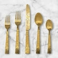thumbnail image 4 of Ricci Argentieri Parisian Garden Gold 18/10 Stainless Steel 20pc. Flatware Set, 4 of 7