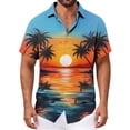 thumbnail image 4 of Mceream Hawaiian Shirt for Men Funny Short Sleeve Loose Button Down Casual Collared Printed Graphic Summer Beach Dress Shirts Fashion Tunic Tops Plus Size Multicolor M, 4 of 6