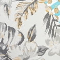 thumbnail image 6 of SAFAVIEH Sunrise Cole Floral Reversible Indoor/Outdoor Area Rug, Ivory/Grey Gold, 4' x 5'7", 6 of 8