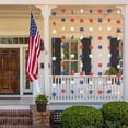 thumbnail image 3 of Topboutique 6 Pcs Red Blue White Star Streamers Patriotic Decorations 4th of July Paper Star Hanging String Garlands Independence Day Hanging Stars Banner for Memorial Day Labor Day,Total 39 ft, 3 of 7