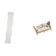 thumbnail image 1 of Sofá de madera en miniatura para sala de estar de casa de muñecas, pantalla de lámpara de pie de papel, cubierta para lámpara, pantalla de lámpara, mu, 1 of 8