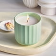thumbnail image 3 of Better Homes and Gardens Mandarin Basil Fluted Jar Candle, 8 oz, 3 of 9
