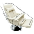 thumbnail image 2 of Facial Beauty Salon Chair Tattoo Chair Air Pressure Facial Bed Bed 360° Rotation Angle White, 2 of 12