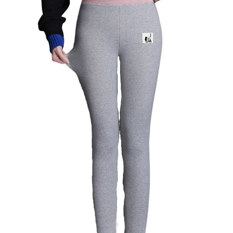 Women's printed fleece lined leggings sale