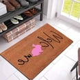 thumbnail image 4 of Hearth & Gear Easter Line Bunny Floor Mat Velvet Happy Easter Floor Mat Velvet Bunny Welcome Floor Mat Holiday Floor Mat Large Rug Cupcakes And Blanket 6x8 Area Rugs Carpets And Rugs Warm Lap Blanket, 4 of 5
