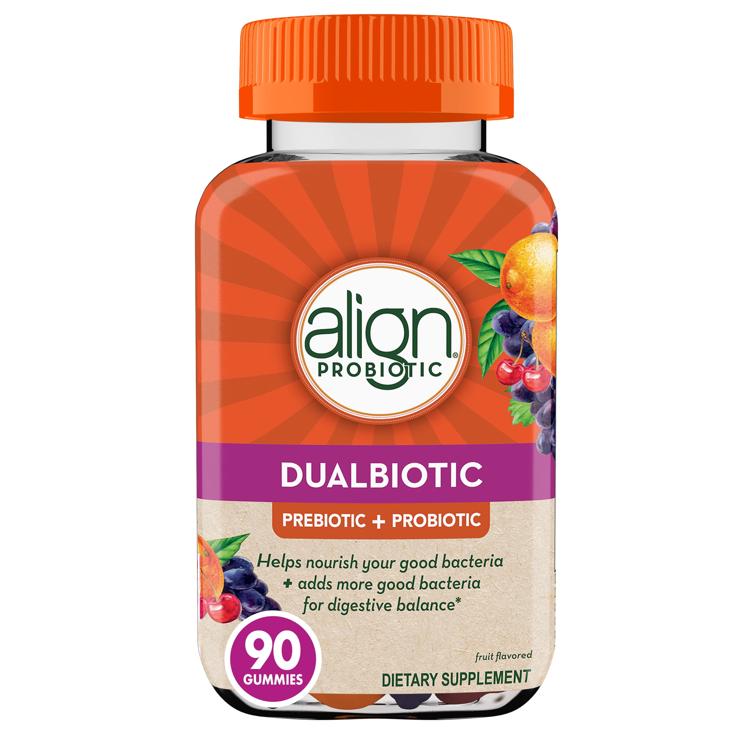 Align DualBiotic, Prebiotic + Probiotic Supplement for Women and Men