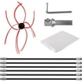 thumbnail image 2 of Chromex Drill Rotary Chimney Cleaning Brush and Rod Kit | 8 Piece Rod Set Extends Up to 24 Feet., 2 of 7