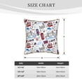 thumbnail image 2 of KLL London Landmark2 Decorative Throw Pillow Covers Velvet Soft for Couch Sofa Bedroom Living Room Outdoor (No pillow core)- 20"x20", 2 of 5